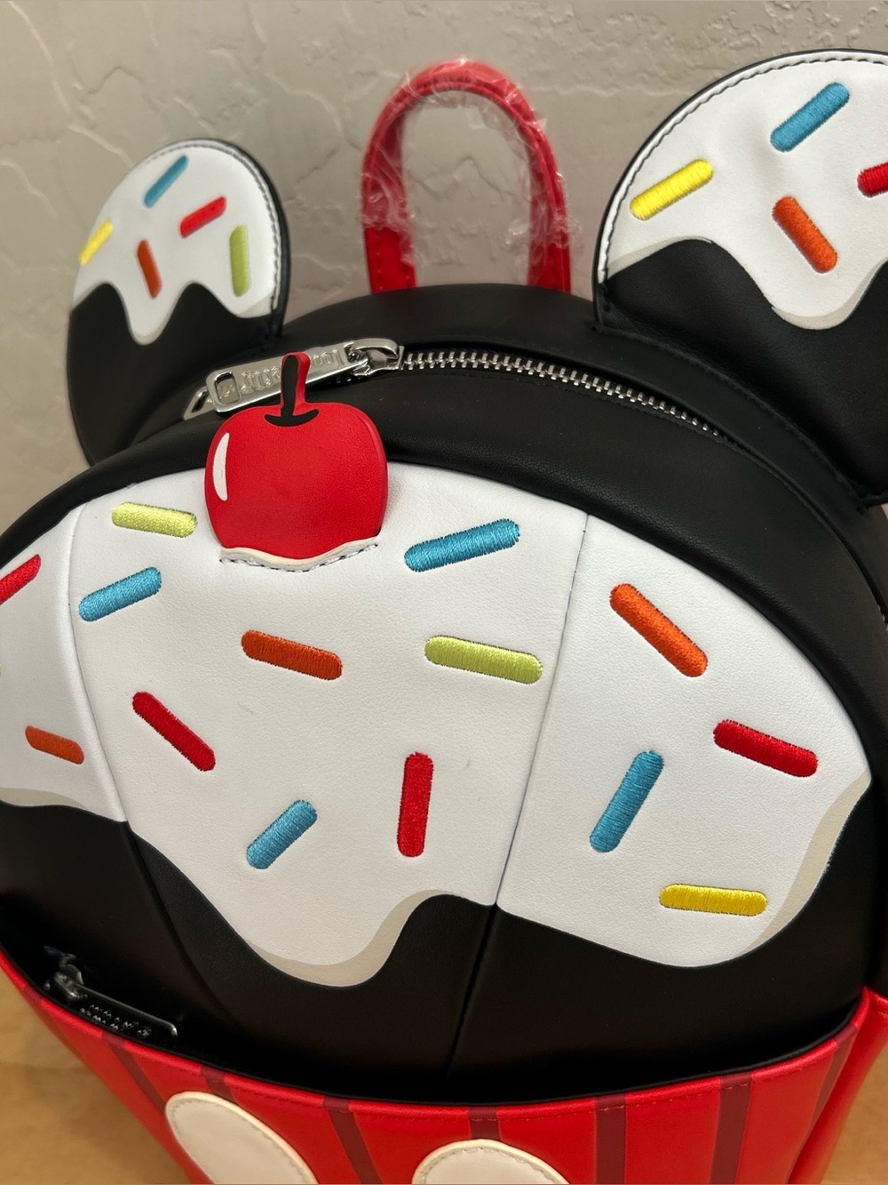 Loungefly Mickey Mouse Sprinkle Cupcake Cosplay Mini Backpack - Picture 14 of 16